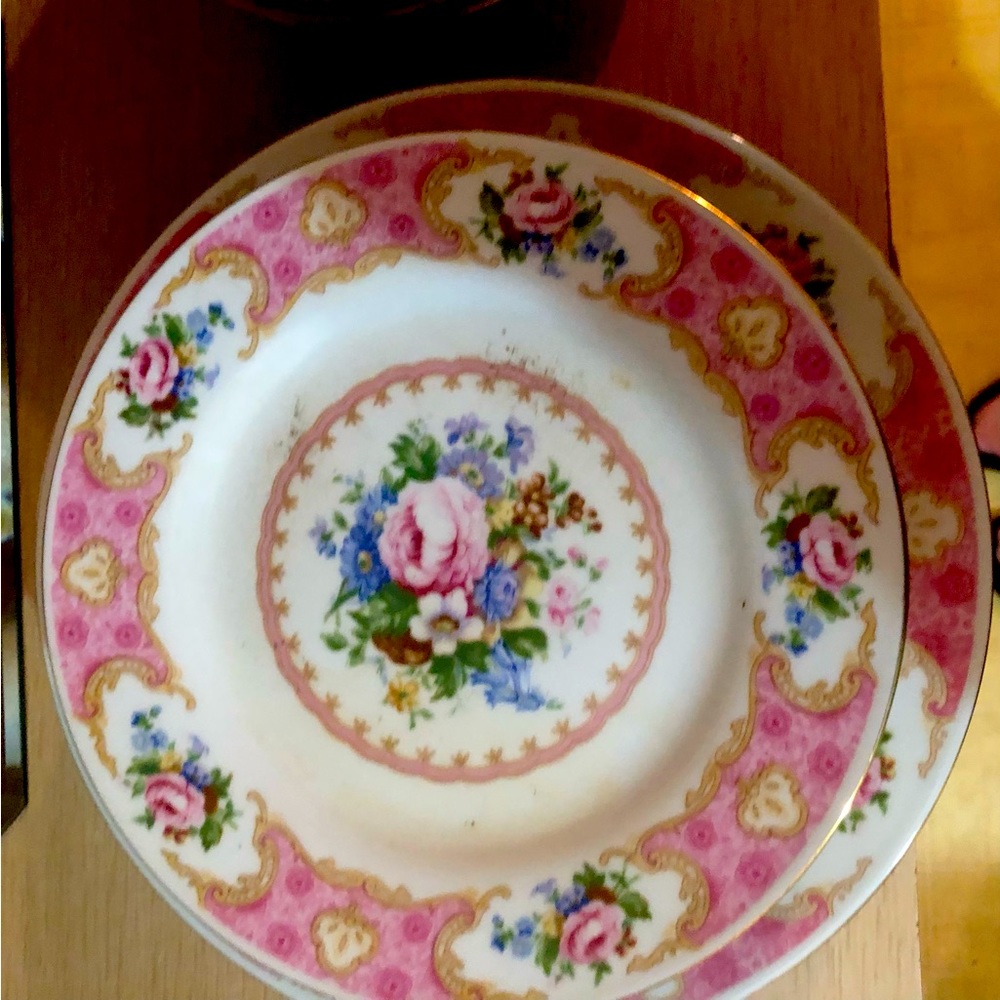 Vintage Remington Red Sea China Spring Garden Set (Stamped)